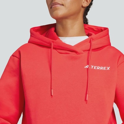 Blusão de Moletom Capuz adidas Terrex Multi Small Logo - Feminino - Foto 6