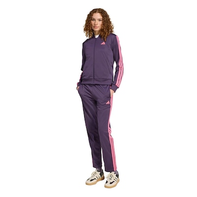 Agasalho adidas Essentials 3-Stripes - Feminino - Foto 1