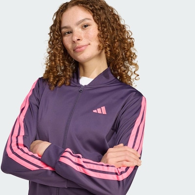 Agasalho adidas Essentials 3-Stripes - Feminino - Foto 6