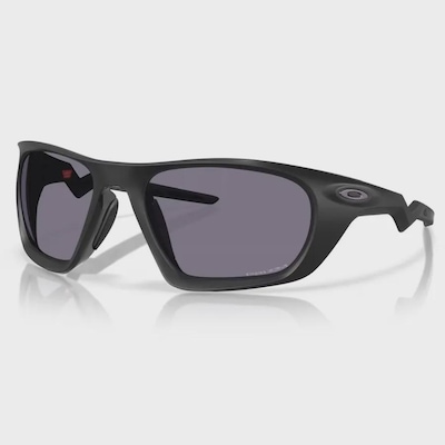 Óculos de Sol Unissex Oakley Lateralis Matte Black Ink Prizm Grey - Foto 1