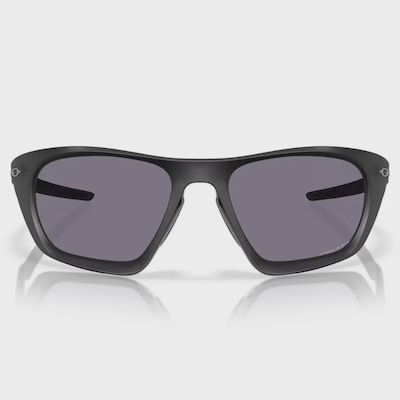 Óculos de Sol Unissex Oakley Lateralis Matte Black Ink Prizm Grey - Foto 3