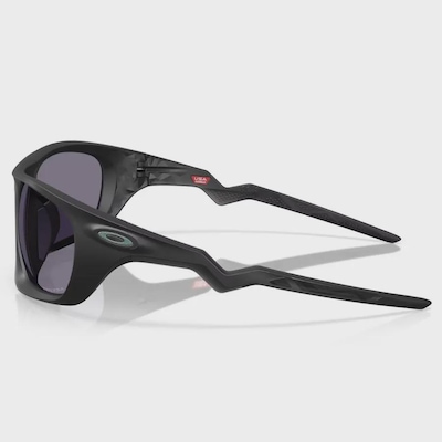 Óculos de Sol Unissex Oakley Lateralis Matte Black Ink Prizm Grey - Foto 4