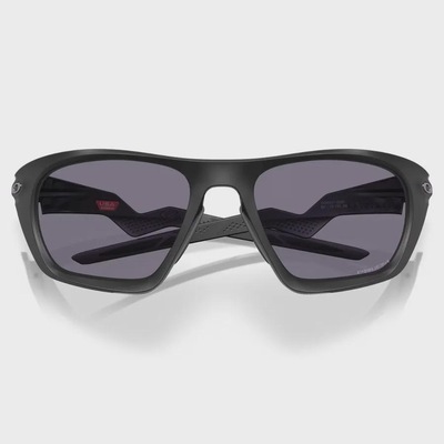 Óculos de Sol Unissex Oakley Lateralis Matte Black Ink Prizm Grey - Foto 5