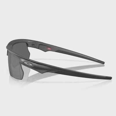 Óculos de Sol Unissex Oakley BiSphaera Steel Prizm Black - Foto 4