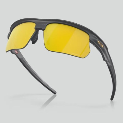Óculos de Sol Unissex Oakley Bisphaera Matte Carbon Prizm 24k Polarized - Foto 2