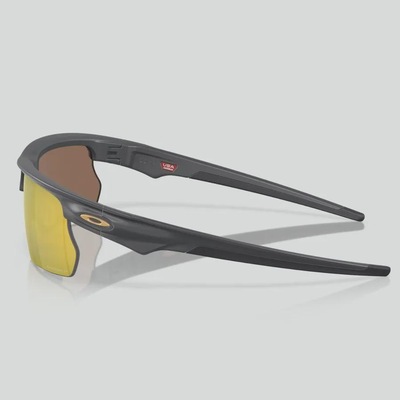 Óculos de Sol Unissex Oakley Bisphaera Matte Carbon Prizm 24k Polarized - Foto 4
