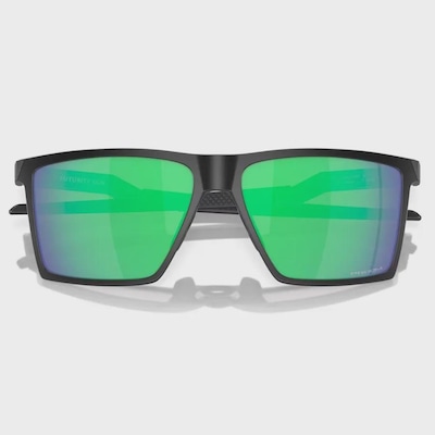 Óculos de Sol Unissex Oakley Futurity Sun Satin Black Prizm Jade - Foto 5
