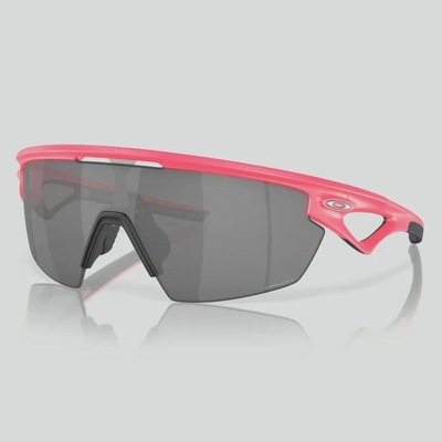 Óculos de Sol Unissex Oakley Sphaera Matte Neon Pink Prizm Black - Foto 1