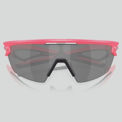 Óculos de Sol Unissex Oakley Sphaera Matte Neon Pink Prizm Black - Foto 5