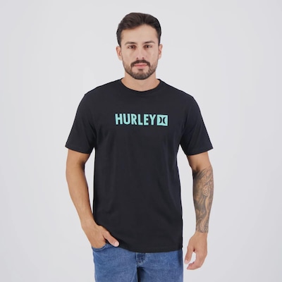 Camiseta Hurley Square - Masculina - Foto 1