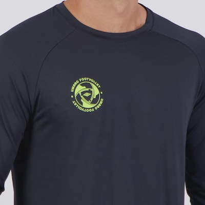 Camisa Manga Longa Umbro Futevôlei Flame - Masculina - Foto 5