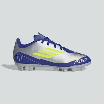 Chuteira de Campo adidas F50 Club Messi Firm/Multiground - Infantil - Foto 2