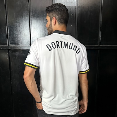 Camisa Borussia Dortmund Puma 24/25 Uniforme 3 Torcedor - Masculino - Foto 4