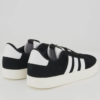 Tênis Adidas VL Court Feminino Preto e Branco - Foto 3