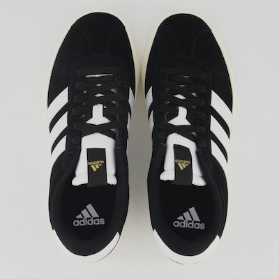 Tênis Adidas VL Court Feminino Preto e Branco - Foto 4