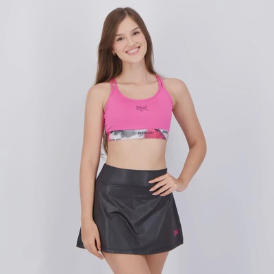 Conjunto Shorts Saia E Top Everlast - Feminino - Foto 1