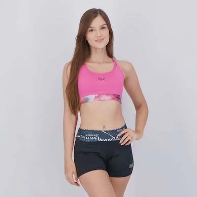 Conjunto Shorts E Top Everlast Basic Iv - Feminino - Foto 1