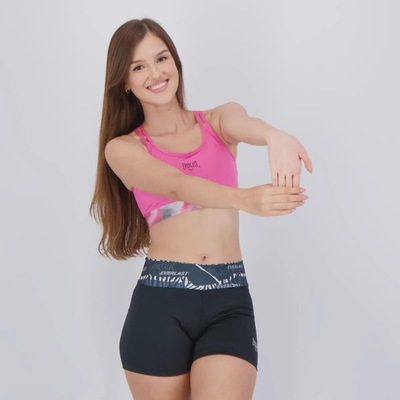 Conjunto Shorts E Top Everlast Basic Iv - Feminino - Foto 6