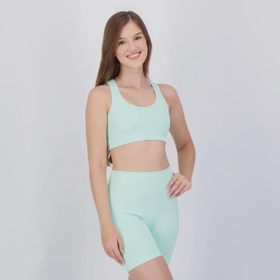 Top Canelado Selene Sem Costura - Feminino - Foto 2