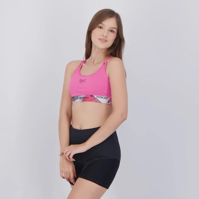 Conjunto Shorts E Top Everlast Basic Ii - Feminino - Foto 4