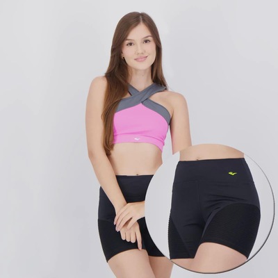 Conjunto Shorts E Top Everlast Basic Ii E Pink - Feminino - Foto 2