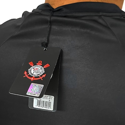 Camisa do Corinthians Raglan Stripes Coimbra - Masculina - Foto 5