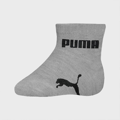 Meia Cano Baixo Puma Bebê - 2 Pares - Infantil - Foto 3