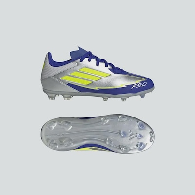 Chuteira de Campo adidas F50 League Fg/mg J Messi - Infantil - Foto 4