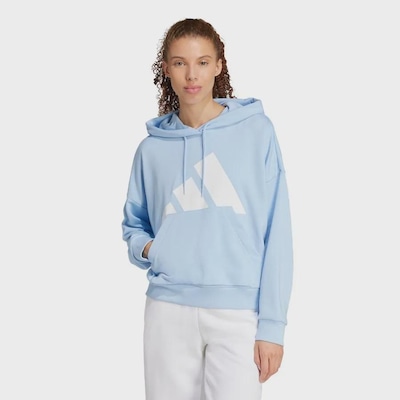 Blusão de Moletom Capuz adidas Essentials Big Logo French Terry Loose - Feminino - Foto 2