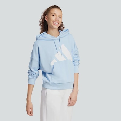 Blusão de Moletom Capuz adidas Essentials Big Logo French Terry Loose - Feminino - Foto 5
