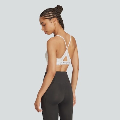 Top Fitness adidas Aeroreact 3 Listras - Feminino - Foto 4