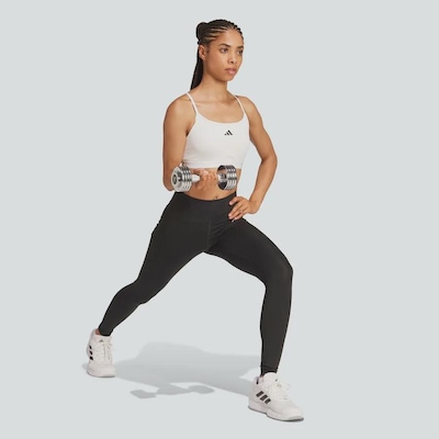 Top Fitness adidas Aeroreact 3 Listras - Feminino - Foto 5