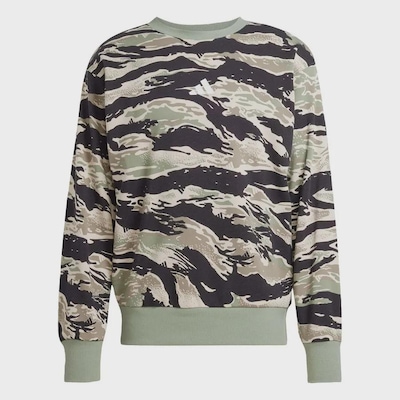 Blusão de Moletom adidas Seasonal Essentials Camo - Masculino - Foto 1