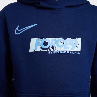 Blusão Nike Erling Haaland Club Fleece - Infantil - Foto 4