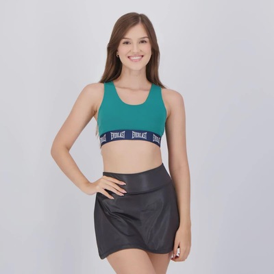 Conjunto Shorts Saia e Top Everlast - Feminino - Foto 1
