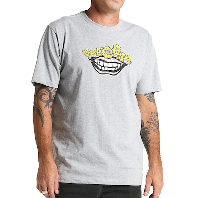 Camiseta Volcom Evil Grin - Masculina - Foto 1