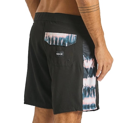 Bermuda Hurley Side Tie Dye 18" - Masculina - Foto 2