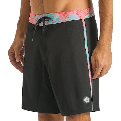 Bermuda Hurley Plasma Stripe 18" - Masculina - Foto 1