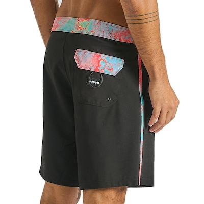 Bermuda Hurley Plasma Stripe 18" - Masculina - Foto 2