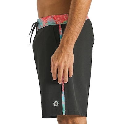 Bermuda Hurley Plasma Stripe 18" - Masculina - Foto 4