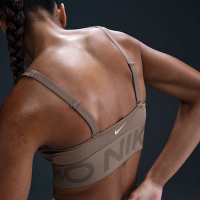 Top Fitness Nike Pro Indy Plunge - Feminino - Foto 2