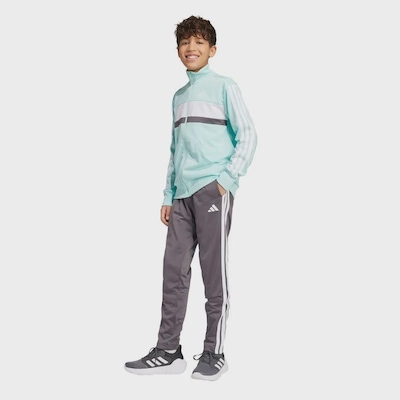 Agasalho adidas J 3s Tiberio Ts - Infantil - Foto 2