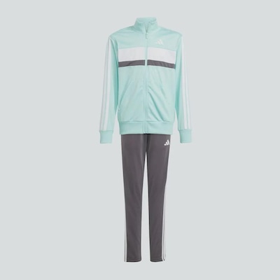 Agasalho adidas J 3s Tiberio Ts - Infantil - Foto 3
