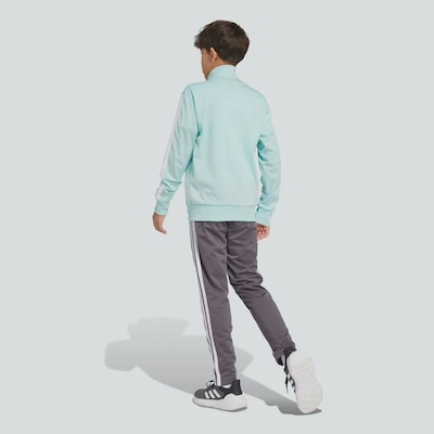Agasalho adidas J 3s Tiberio Ts - Infantil - Foto 4