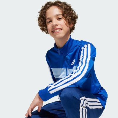 Agasalho adidas J 3s Tiberio Ts - Infantil - Foto 5