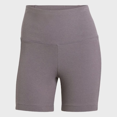 Shorts adidas W Lng Rib Biker - Feminino - Foto 1