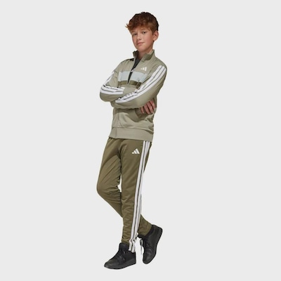 Agasalho adidas J 3s Tiberio Ts - Infantil - Foto 2