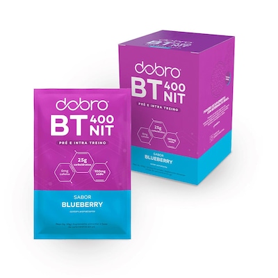 Sachê Dobro Bt 400 Nitrato Sabor Blueberry - 10 Unidades - 30g - Foto 2