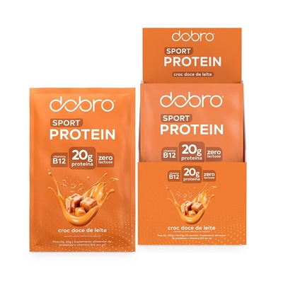 Sachê Dobro Proteína Croc Doce De Leite - 10 Unidadaes - 30g - Foto 2