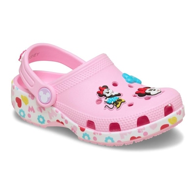 Sandália Crocs Mickey and Friends Minnie Classic Clog T Multi - Unissex - Foto 2